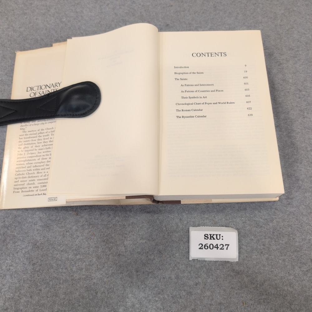 Dictionary of Saints John J Delaney Hardcover 1980 1st Ed ISBN 0-385-13594-7 - Picture 4 of 4